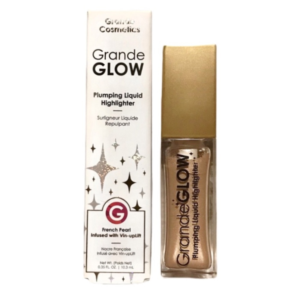 GRANDE COSMETICS GrandeGLOW Plumping Liquid Highlighter French Pearl 10.3ml BNIB
